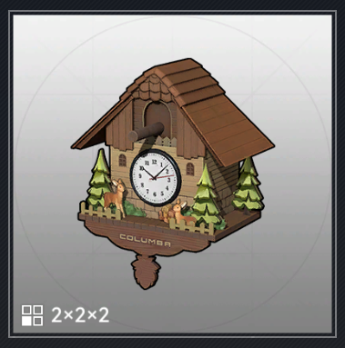 閑古鳥掛け時計.png
